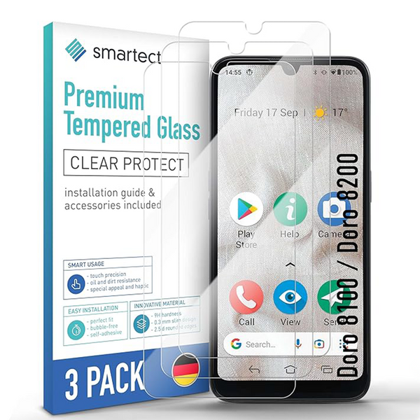 Smartect Premium Glass Screen Protector for Doro 8100/ 8200 | Connect It Ireland