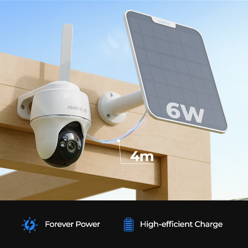 Reolink Go PT Ultra | 100% Wire Free 4G 4K Smart Outdoor Security Camera | Connect It Ireland