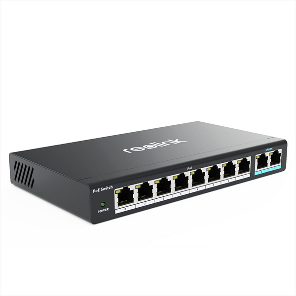Reolink RLA-PS1 | 10-Port PoE Switch with 120W PoE Power Budget | Connect It Ireland