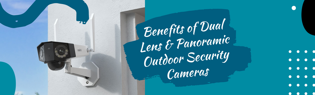 Panoramic outdoor online security camera