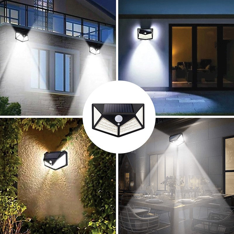 SUNARI Outdoor Solar Light | LED Wall Lamp with Solar Panel | Connect It Ireland