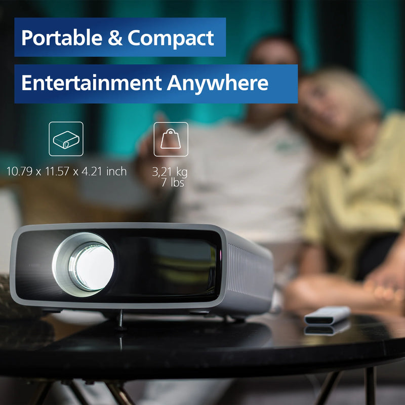 Philips NeoPix 550 Smart Projector | White | Connec It Ireland