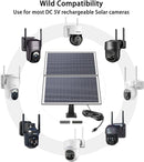 20W Solar Panel for Battery Security Cameras | Type-C cable (3 Metre) | Connect It Ireland