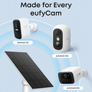eufy Solar Panel C10 (3W) for Outdoor Security Cameras | Connect It Ireland