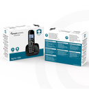 Amplicomms BigTel 1500 Cordless Big Button Phone for Elderly | Black | Connect It Ireland