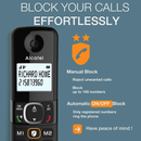 Alcatel F860 Duo Twin Pack Cordless Phones with Call Block | Black | Connect It Ireland