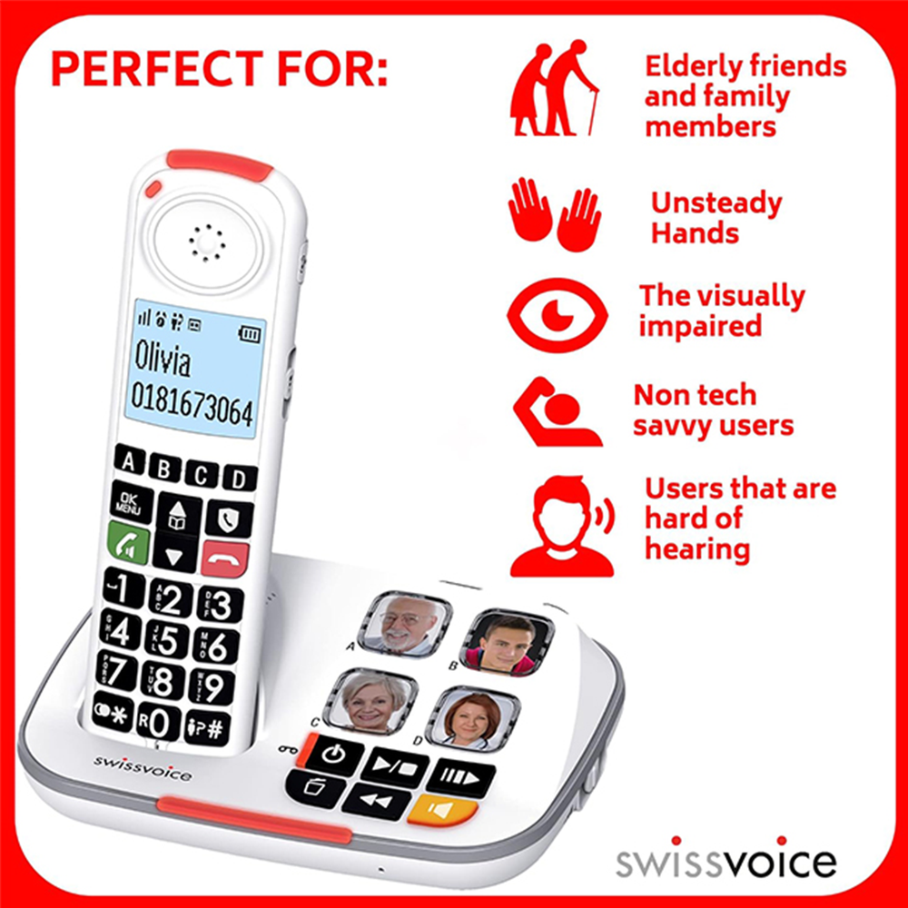 SwissVoice Xtra 1110 Téléphone analogique Blanc