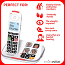 Swissvoice Xtra 2355 Duo Big Button Cordless Phone with Additional Handset | White | Connect It Ireland