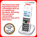 Swissvoice Xtra 2355 Duo Big Button Cordless Phone with Additional Handset | White | Connect It Ireland
