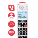 Swissvoice Xtra 2355 Duo Big Button Cordless Phone with Additional Handset | White | Connect It Ireland