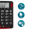 Amplicomms BigTel 48Plus CG2 Big Button Corded Phone | Black | Connect It Ireland