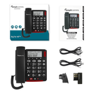 Amplicomms BigTel 48Plus CG2 Big Button Corded Phone | Black | Connect It Ireland