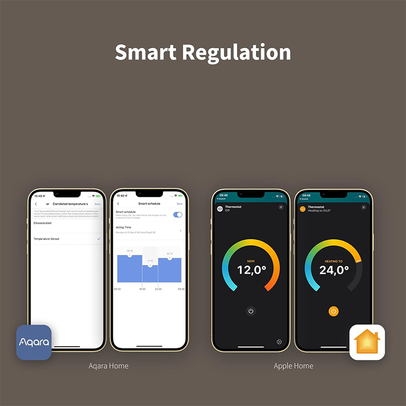 Aqara Radiator Thermostat E1 | Smart Heating Control | Connect It Ireland