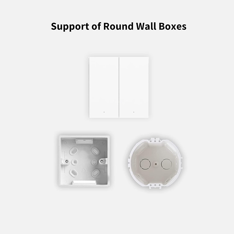 Agara Double Rocker Switch Aqara Smart Wall Switch H1 (Double Rocker - No Neutral) | Connect It