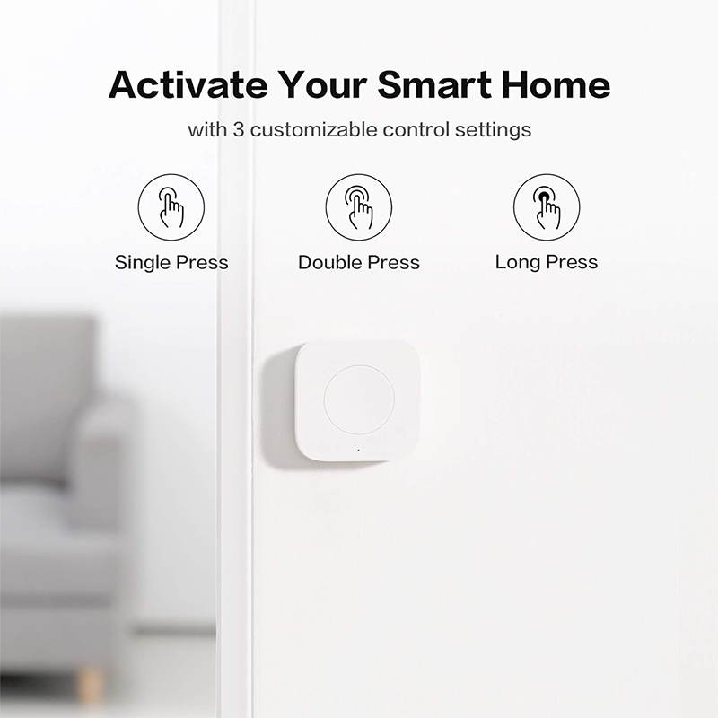 Aqara Wireless Mini Switch | One Button Remote Control | 2 Years Battery Life | Connect It Ireland