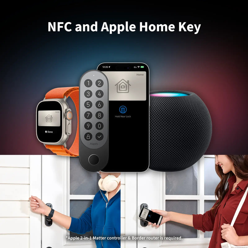 Aqara Smart Door Lock U200 | Black | Connect It Ireland