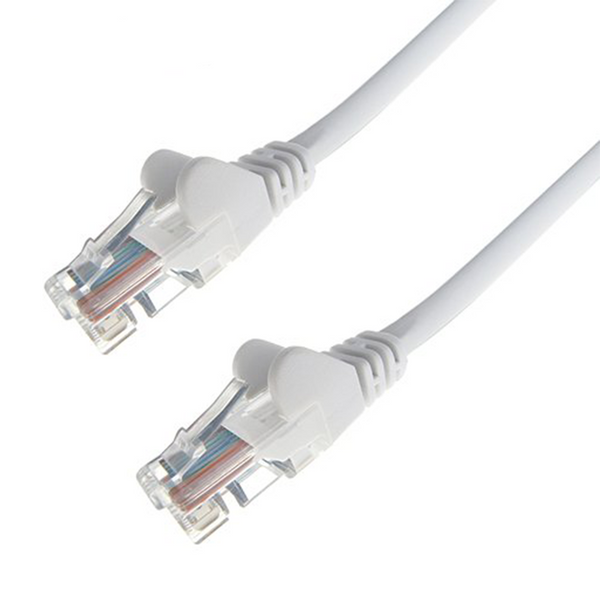 5m RJ45 CAT6 Cable | UTP Stranded Flush Moulded LS0H 24AWG | White | Connect It Ireland