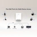 Cudy AC100 Gigabit Wall-Plate Wi-Fi Access Point | AP1300 Wall | Connect It Ireland