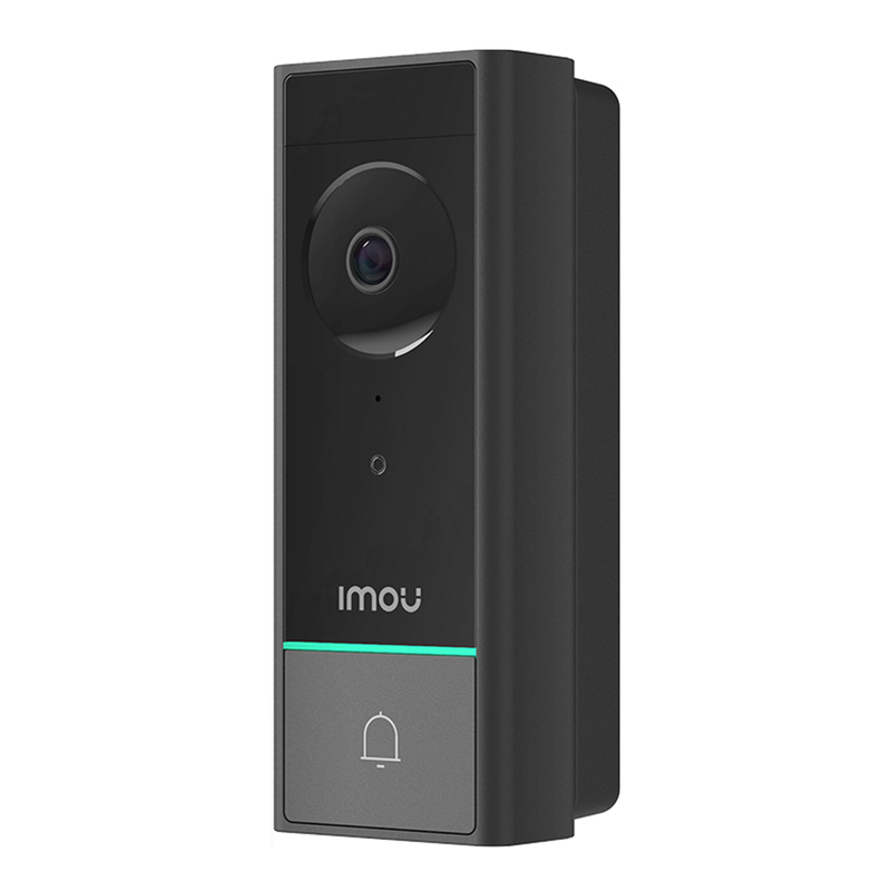 IMOU DB60 Outdoor Battery Powered Video Doorbell Kit | Black | Connect It Ireland