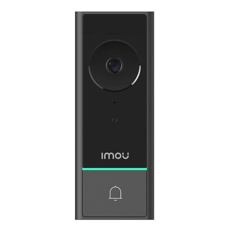 IMOU DB60 Outdoor Battery Powered Video Doorbell Kit | Black | Connect It Ireland