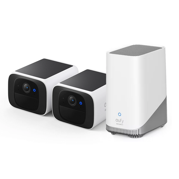 Eufy SoloCam S220 Outdoor Cameras | 2-Cam Pack + HomeBase | Connect It Ireland