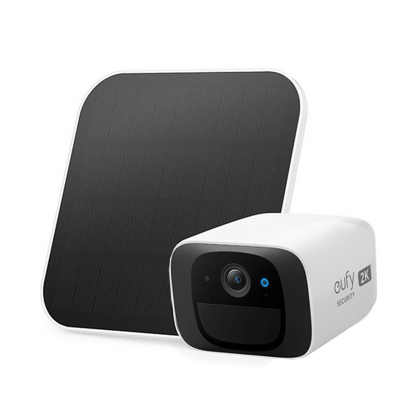 Eufy SoloCam C210 2K Camera with Solar Panel | White | Connect It Ireland