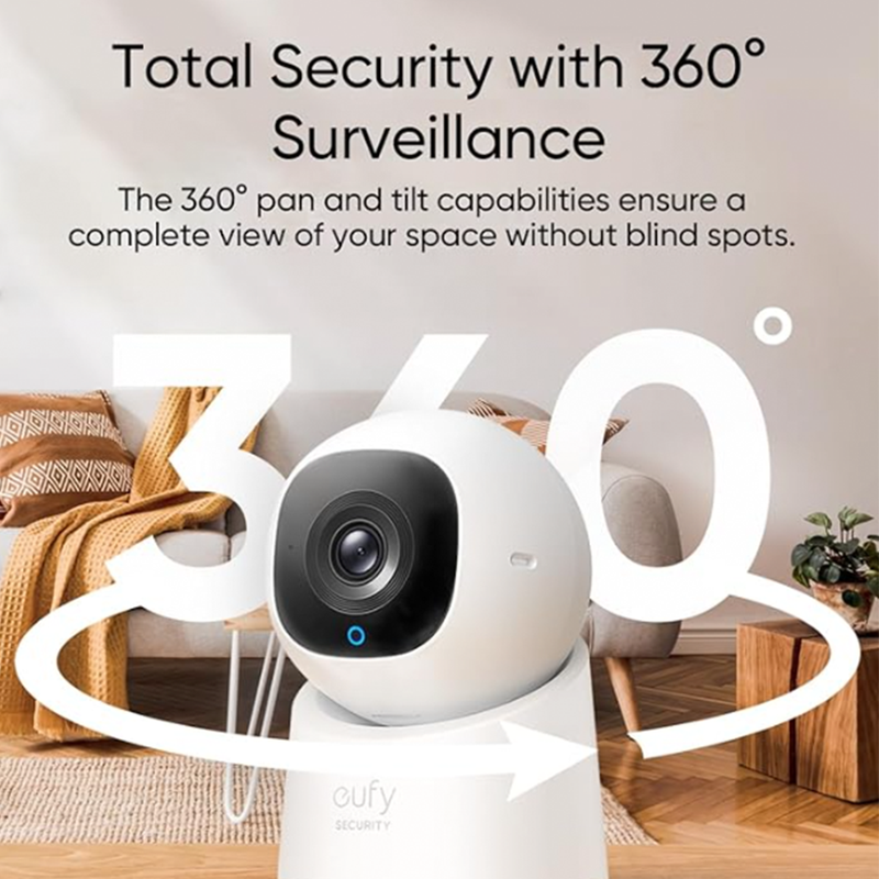 Eufy C220 Indoor Pan & Tilt 2K Camera | T8W11221 | Connect It Ireland