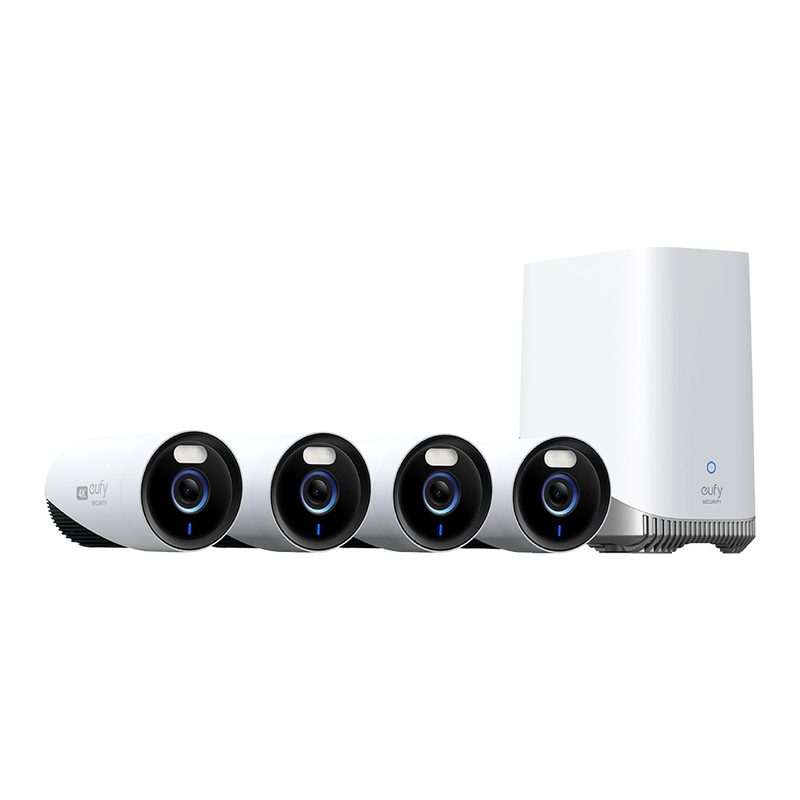 Eufy eufyCam E330 (Professional) 4-Cam Kit with HomeBase | E8600323 " Connect It Ireland