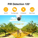Arenti 4G Outdoor PT Security Camera with 8W Solar Panel | GO3G KIT3 | Connect It Ireland