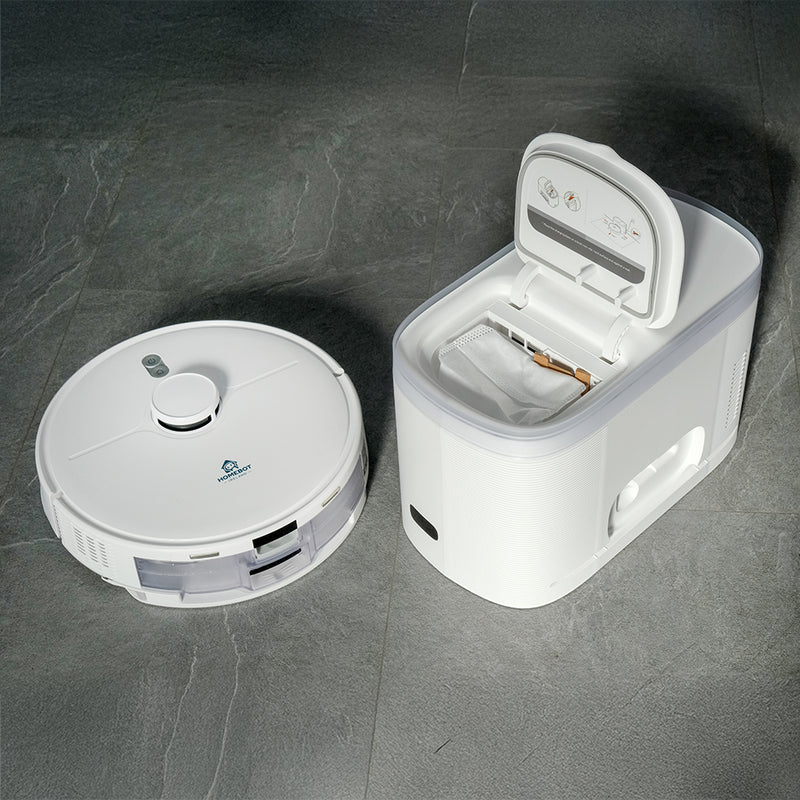HomeBot Robot Vacuum and Mop with Self-Empty Station | Dottie | Connect It Ireland