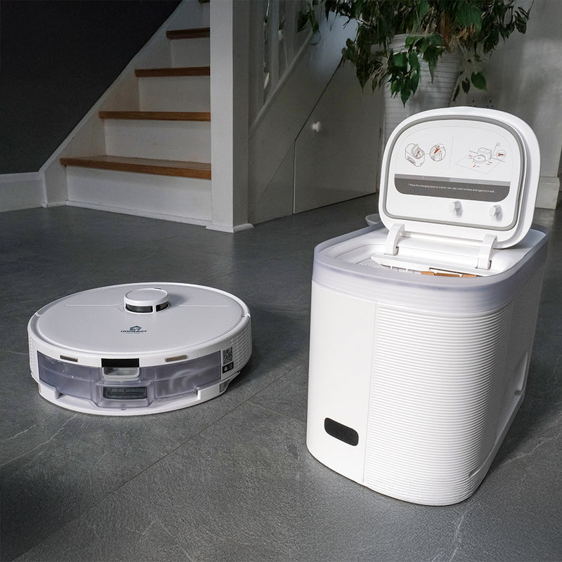 HomeBot Robot Vacuum and Mop with Self-Empty Station | Dottie | Connect It Ireland