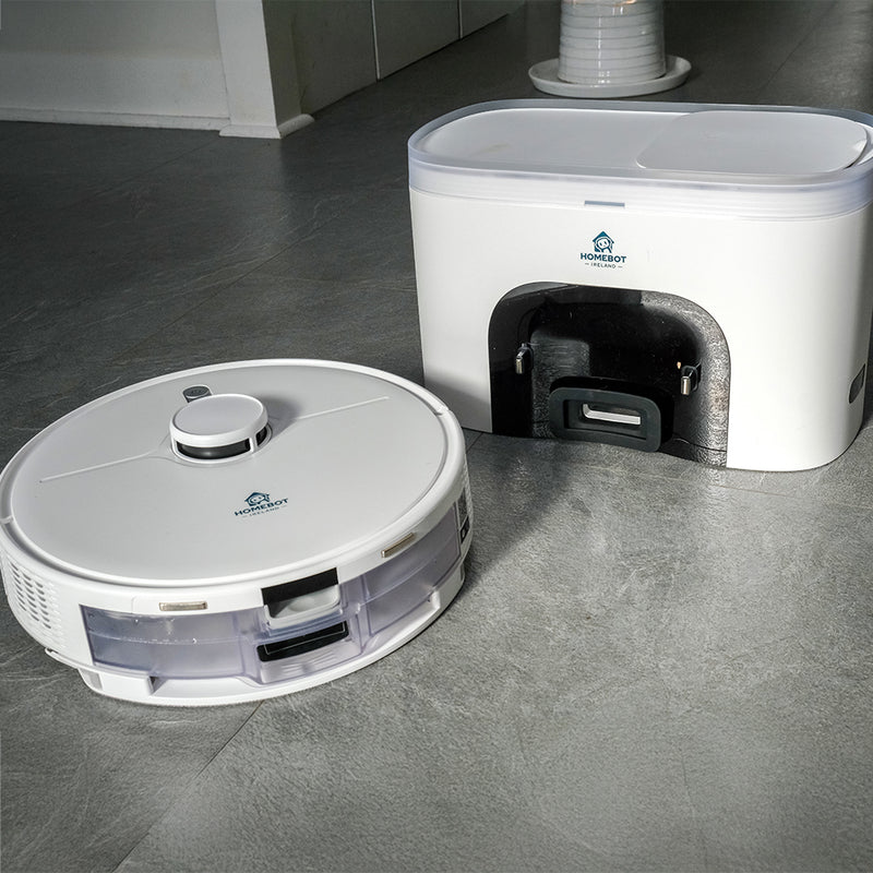 HomeBot Robot Vacuum and Mop with Self-Empty Station | Dottie | Connect It Ireland