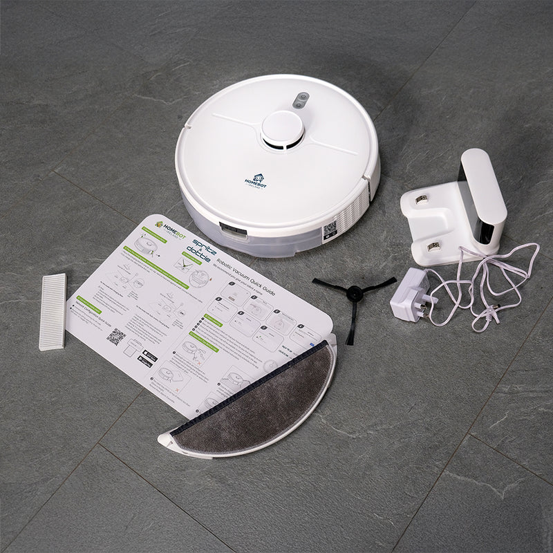 HomeBot 2-in-1 Robot Vacuum and Mop | Spritz | Connect It Ireland