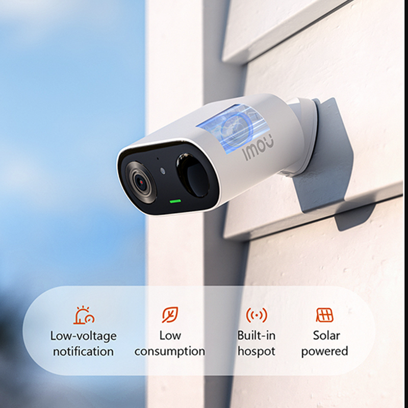 IMOU Cell Go Outdoor Smart Battery Camera with Solar Panel | White | Connect It Ireland