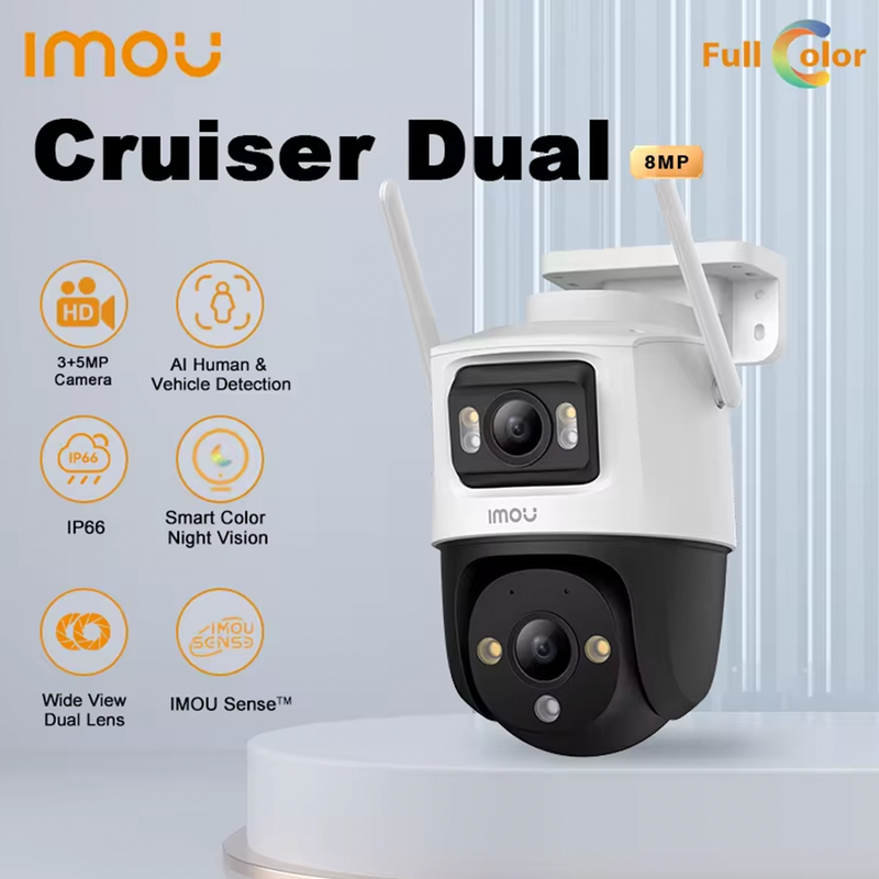 IMOU Cruiser Dual 6MP Outdoor Pan Tilt Smart Security Camera