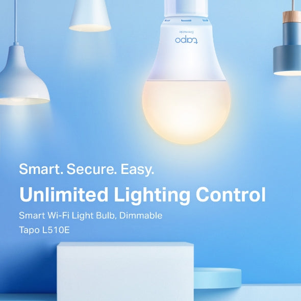 Tapo | B22 Smart Wi-Fi Light Bulb, Dimmable | L510B (2-pack) | Connect It Ireland