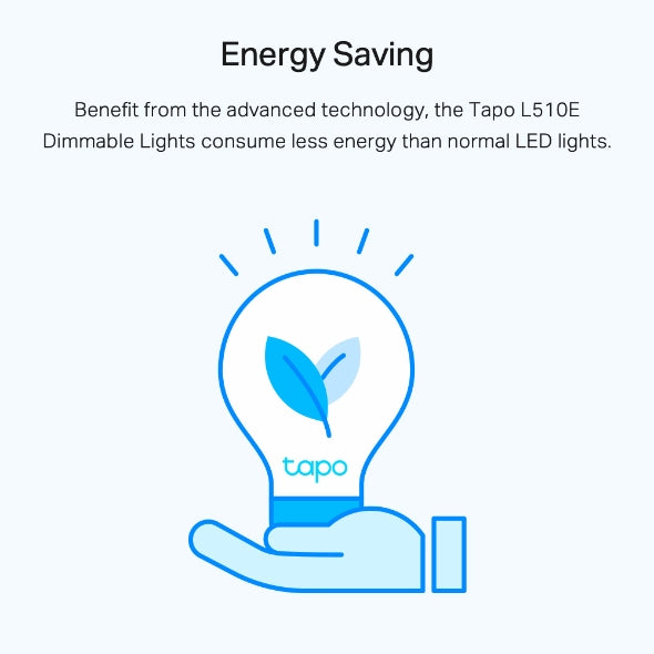 Tapo | B22 Smart Wi-Fi Light Bulb, Dimmable | L510B (2-pack) | Connect It Ireland