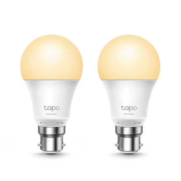 Tapo | B22 Smart Wi-Fi Light Bulb, Dimmable | L510B (2-pack) | Connect It Ireland