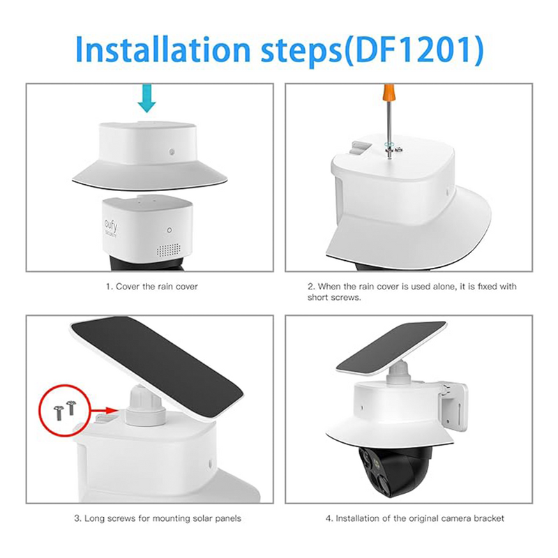 Rain Cover & Sun Shade for eufy Security SoloCam S340 | Ireland