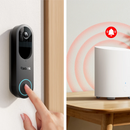 Reolink Video Doorbell (battery) with Home Hub Mini | 2K 4MP Battery-Powered Video Doorbell Kit | Connect it Ireland