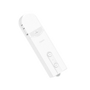 Aqara Roller Shade Driver E1 in white, a smart home controller for automated blinds, compatible with beaded cords. Available at Connectit.ie.
