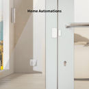 Aqara Roller Shade Driver E1 in white, a smart home controller for automated blinds, compatible with beaded cords. Available at Connectit.ie.