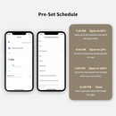 Aqara Roller Shade Driver E1 in white, a smart home controller for automated blinds, compatible with beaded cords. Available at Connectit.ie.