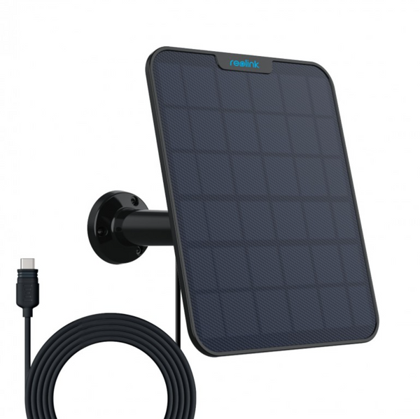 Reolink 6W Solar Panel 2 for Outdoor Security Camera | Black | Connect It Ireland