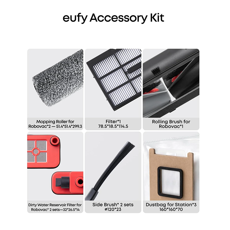 eufy Accessories Replacement Kit for Robot Vacuum Omni E28 and E25 | Connect It Ireland