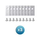 eufy Replacement Blade Set: 3*(9 Lawn Mower Blades and 9 Screws) Compatible E15 | Connect It Ireland