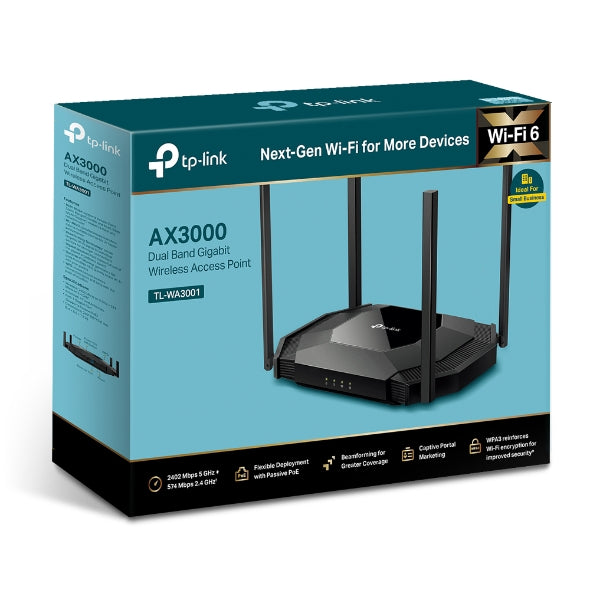TP-Link TL-WA3001 | AX3000 Gigabit Wi-Fi 6 Access Point | Connect It