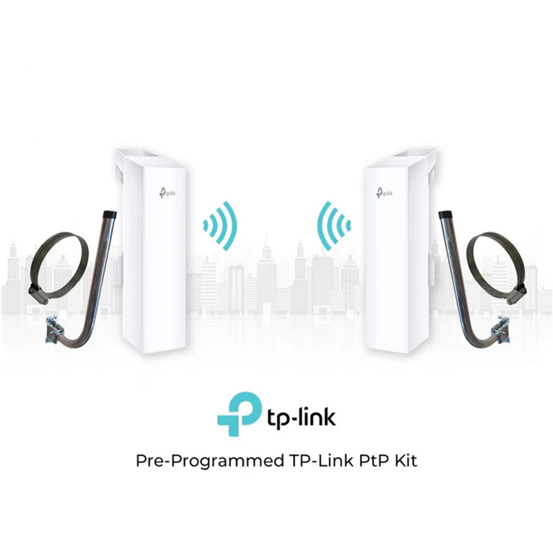 TP-Link CPE510 5GHz Wireless Pre-Configured Kit with Wall Brackets | Connect It Ireland