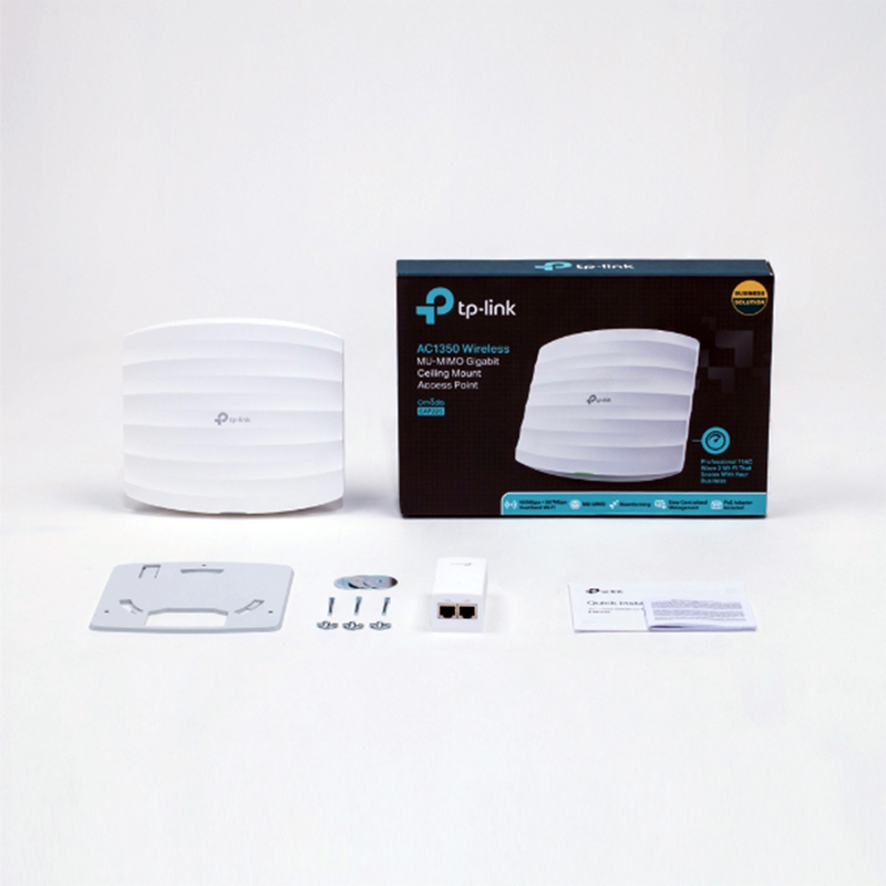 TP-Link AC1350 Wireless MU-MIMO Gigabit Ceiling Mount Access Point | EAP225 | Connect It Ireland