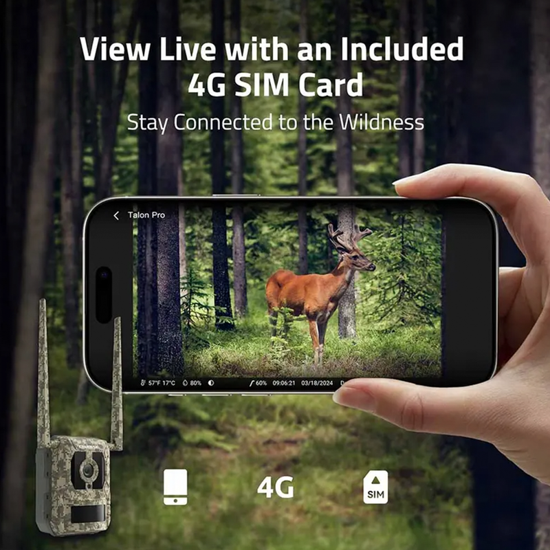 Reolink | Camovue Talon Pro | 4K 4G LTE Game and Trail Camera | Connect It Ireland